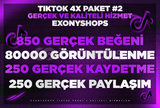 ⭐4X | TİKTOK KEŞFET PAKETİ 2 ⭐