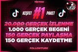 ⭐4X | TİKTOK KEŞFET PAKETİ 1 ⭐