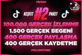 ⭐4X | TİKTOK KEŞFET PAKETİ 2 ⭐