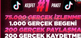 ⭐4X TIKTOK KEŞFET PAKETİ ⭐