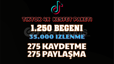 ⭐4X | TİKTOK KEŞFET PAKETİ | ORGANİK HİZMET⭐