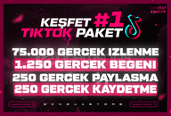 ⭐ 4X | TİKTOK KEŞFET PAKETİ⭐ #1