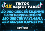  ⚡ 4X | TİKTOK KEŞFET PAKETİ #1