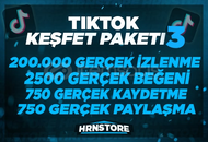  ⚡ 4X | TİKTOK KEŞFET PAKETİ #3