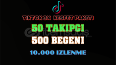 ⭐3X | TİKTOK KEŞFET PAKETİ | UCUZ PAKET⭐