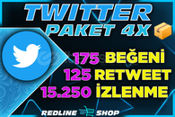 4X | Twitter Keşfet Etkili Paket | Garantili