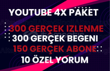 ⭐4X | YOUTUBE GERÇEK TREND PAKETİ