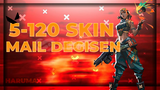 5-120 Skin Mail Değişen Valorant Hesap