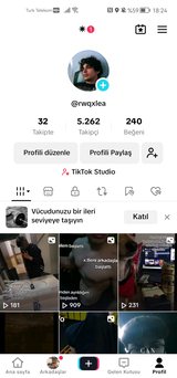 5,2 k lik tiktok hesabı tertemiz