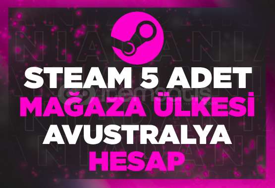 ⭐5 Adet Avustralya Bölgeli | Steam Hesabı ⭐5 Adet Avustralya Bölgeli | Steam Hesabı