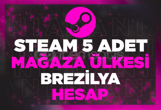 ⭐5 Adet Brezilya Bölgeli | Steam Hesabı  ⭐5 Adet Brezilya Bölgeli | Steam Hesabı