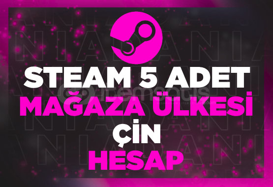 ⭐5 Adet Çin Bölgeli | Steam Hesabı ⭐5 Adet Çin Bölgeli | Steam Hesabı