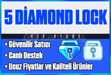 5 ADET DİAMOND LOCK - UCUZ