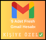 5 Adet Fresh Gmail Kişiye Özel ✅