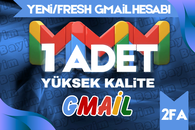 1 ADET GMAİL — 2FA ETKİN — YENİ HESAP /