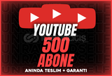 (GARANTİLİ) Youtube 500 Gerçek Abone