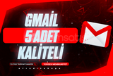 ⭐5 ADET GMAİL⭐TR + GARANTİ + KALİTE