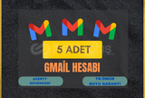 ⭐ 5 ADET GMAİL TR ÖMÜR BOYU GARANTİ⭐