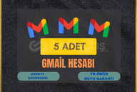 ⭐ 5 ADET GMAİL TR ÖMÜR BOYU GARANTİ⭐