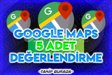 5 ADET GOOGLE MAPS YORUM ⭐ GARANTİLİ