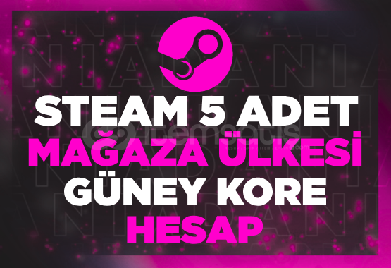 ⭐5 Adet Güney Kore Bölgeli | Steam Hesabı ⭐5 Adet Güney Kore Bölgeli | Steam Hesabı