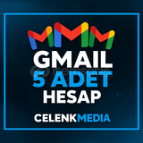 5 Adet Hazır Gmail Hesabı | Anında Teslim