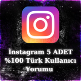 5 Adet Instagram Yorum | %100 Organik TÜRK