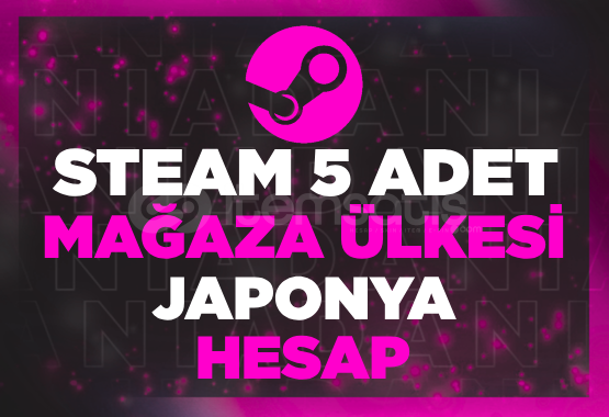 ⭐5 Adet Japonya Bölgeli | Steam Hesabı ⭐5 Adet Japonya Bölgeli | Steam Hesabı