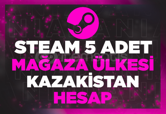 ⭐5 Adet Kazakistan Bölgeli | Steam Hesabı  ⭐5 Adet Kazakistan Bölgeli | Steam Hesabı