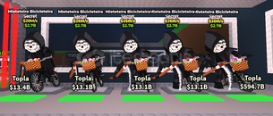 5 ADET! Mieteteira Bicicleteira 26M/s