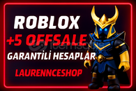 +5 ADET OFFSALE GARANTİ HESAP
