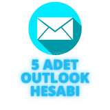 5 Adet Outlook Hesabı [Anında Teslimat]