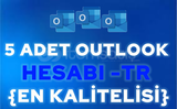 5 ADET OUTLOOK HESABI-TR {EN KALİTELİSİ}