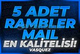 ⭐ [5 ADET] Rambler Mail ⭐- En Kalitelisi !