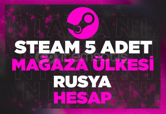 ⭐5 Adet Rusya Bölgeli | Steam Hesabı ⭐5 Adet Rusya Bölgeli | Steam Hesabı