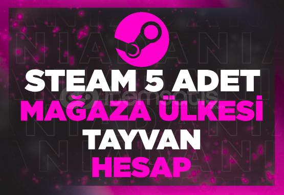 ⭐5 Adet Tayvan Bölgeli | Steam Hesabı ⭐5 Adet Tayvan Bölgeli | Steam Hesabı