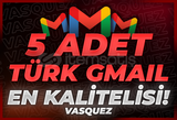 ⭐ [5 ADET] Türk Gmail Hesabı⭐- En Kalitelisi !