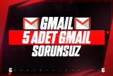 ⚡️ 5 Adet Türk Gmail ⭐️ YÜKSEK KALİTE⭐️