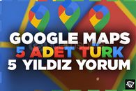 5 ADET TÜRK GOOGLE MAPS YORUM 