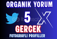 5 ADET TWİTTER X ORGANİK YORUM