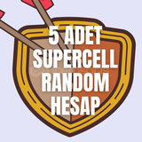 5 Adet ULTRAVİP+ Supercell Random Hesap!