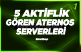 ⭐5 AKTİFLİK GÖREN ATERNOS SERVERLERİ⭐