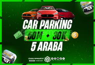 ⭐️ 5 ARABA 50M PARA + 30K COİN ⭐️