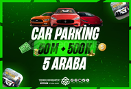 ⭐️ 5 ARABA + 50M PARA + 500K COİN ⭐️