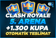 ⭐ [5. ARENA} Clash Royale +1.300 Kupa Random ⭐