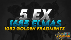 5 EX 1600 ELMAS 1050 GOLDEN FRAGMENT
