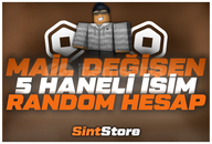 ✨5 Hane garanti Hesap (kullanıcı adı)