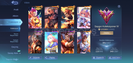 5 ID Hesap Gus Kof Angela 391 skin kostümlü