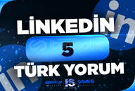 ⭐5 Linkedin Türk Yorum - HIZLI⭐