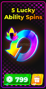 5 Lucky Ability Spins | Volleyball Legends